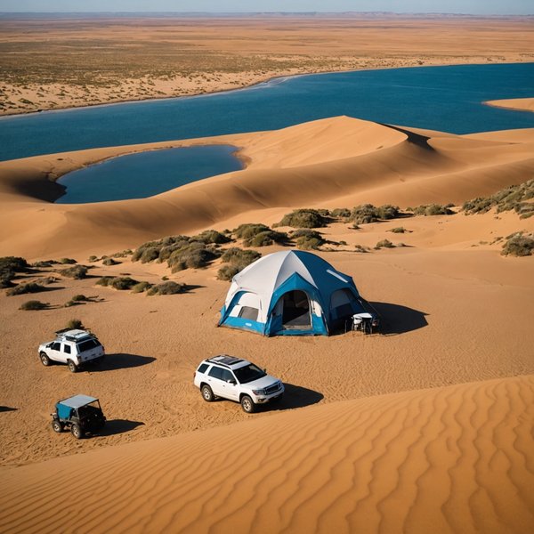 Quels sont les conseils pour camper en région de dunes mobiles?