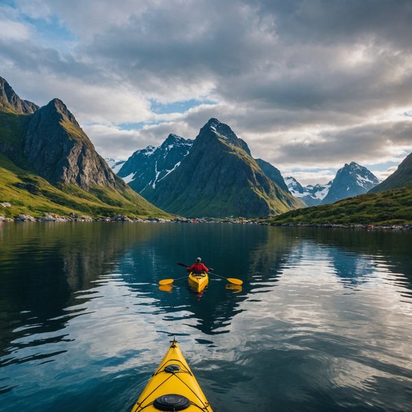 Quels sont les meilleurs conseils pour une excursion en kayak autour des îles Lofoten, Norvège?